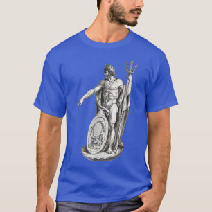 Camiseta Poseidon Trident griego Dios mitología