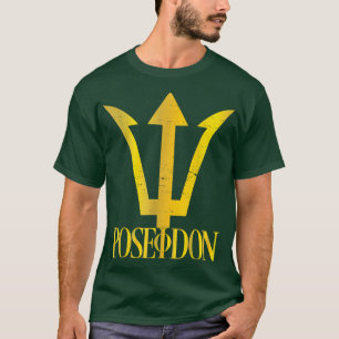 Camiseta Poseidón Tridente Antigua Grecia Símbolo de poder 