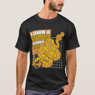 Camiseta Poseo una pitón de plátano Pythonidae de fideos gr