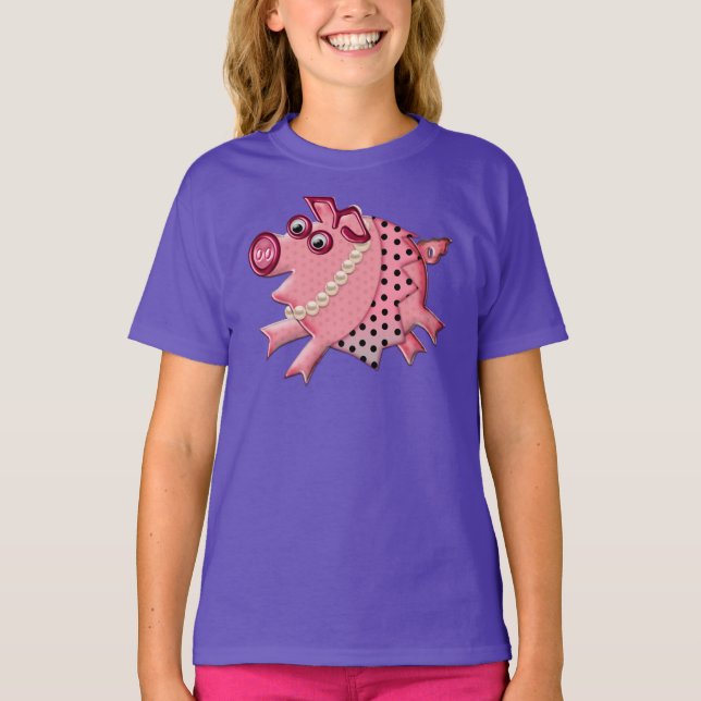 Camiseta Posh Piggy (Anverso)