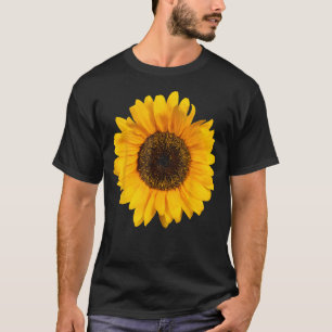Camiseta Posibilidad de acuarela floral de girasol amarillo