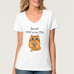 Camiseta Posibilidad de propagación   Kawaii Cat and Bubble