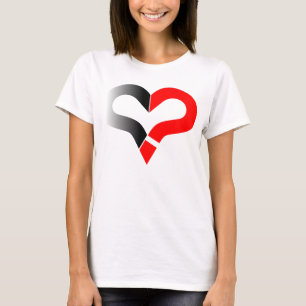 Camiseta ¿Posibilidad de romance corazón signo de 