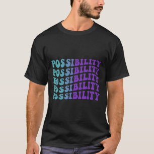 Camiseta Posibilidad Prevención del suicidio Conciencia de
