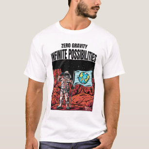 Camiseta Posibilidades infinitas Hombres Blanco