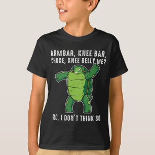 Camiseta Posición de defensa de la tortuga de Jiu jitsu BJ