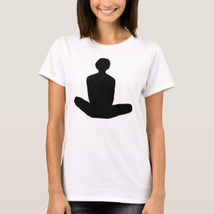 Camiseta Posición de Lotus en gráfico negro