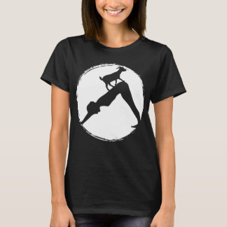 Camiseta Posición del perro de yoga de cabra - Estudiante d