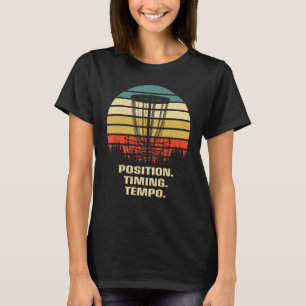 Camiseta Posición Temporización Tempo Disk Golf Strategy Go