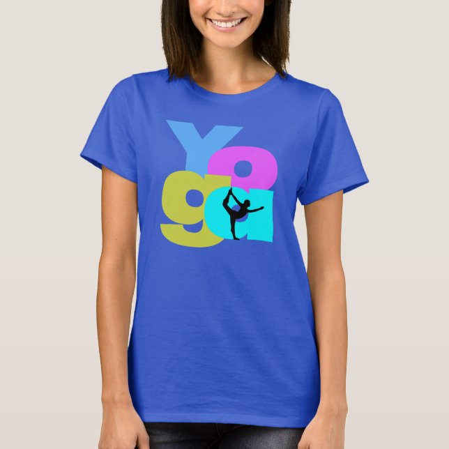 Camiseta Posiciones de yoga (Anverso)