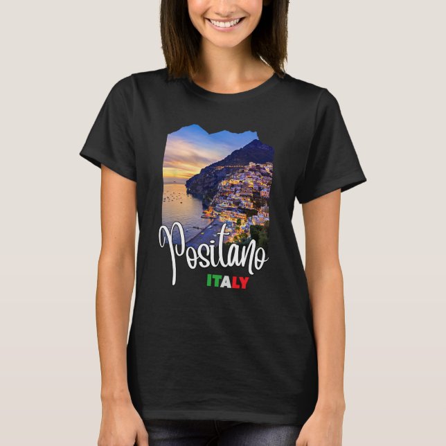 Camiseta Positano Amalfi Costa Positano Italia (Anverso)