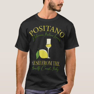 Camiseta Positano Italia Lemon Italy Aovers Costa Amalfitan
