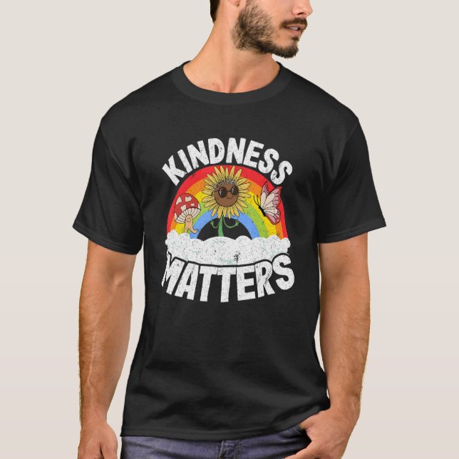 Camiseta Positive Anti Bullying Rainbow Sped Teacher Kindne (Anverso)
