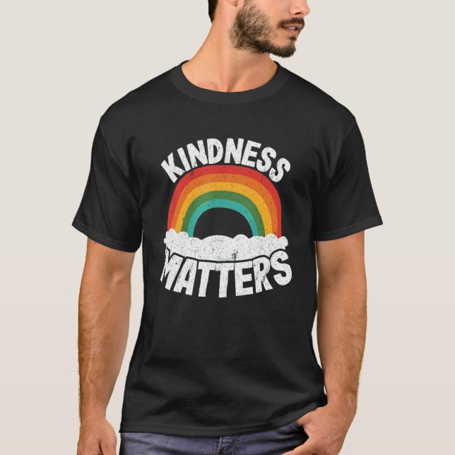 Camiseta Positive Anti Bullying Rainbow Sped Teacher Kindne (Anverso)