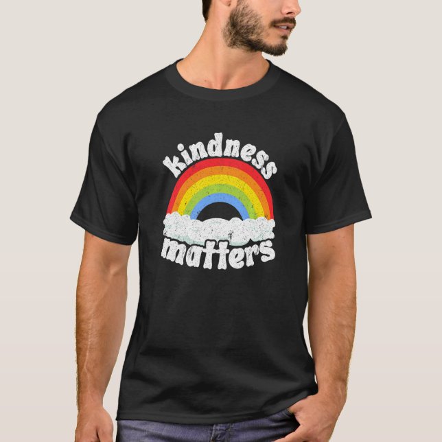 Camiseta Positive Anti Bullying Rainbow Sped Teacher Kindne (Anverso)