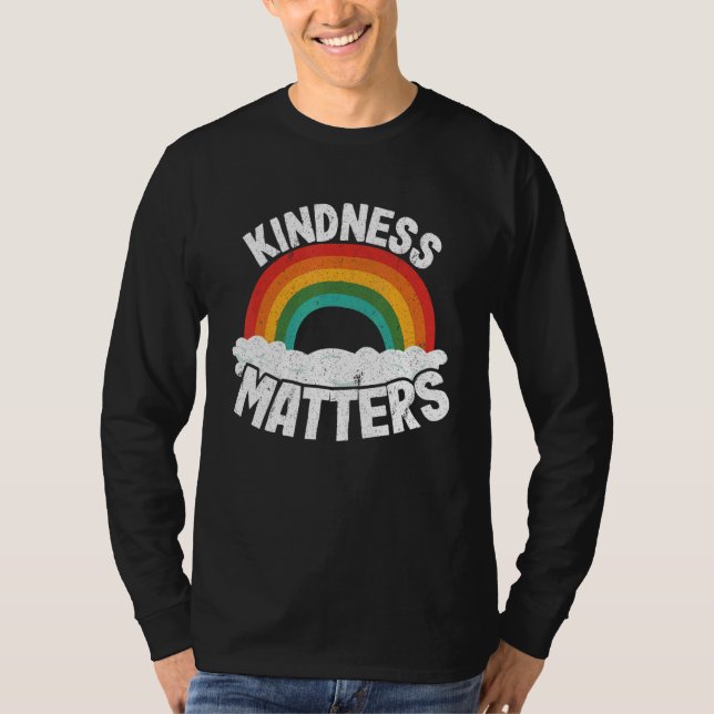 Camiseta Positive Anti Bullying Rainbow Sped Teacher Kindne (Anverso)