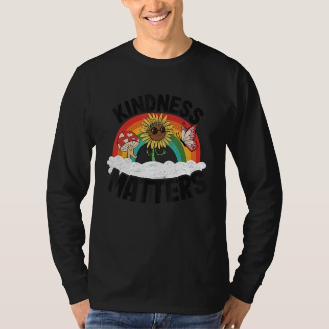 Camiseta Positive Sped Teacher Anti Bullying Rainbow Kindne (Anverso)