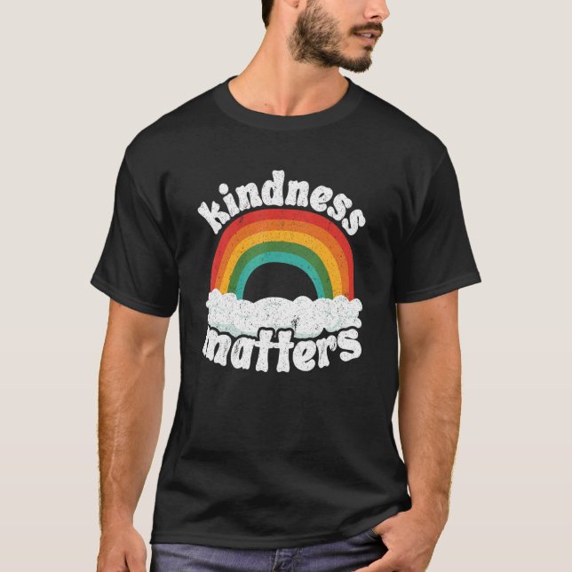 Camiseta Positive Sped Teacher Anti Bullying Rainbow Kindne (Anverso)