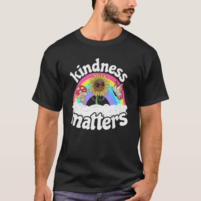 Camiseta Positive Sped Teacher Anti Bullying Rainbow Kindne (Anverso)