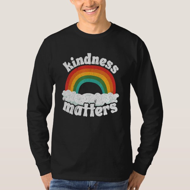 Camiseta Positive Sped Teacher Anti Bullying Rainbow Kindne (Anverso)