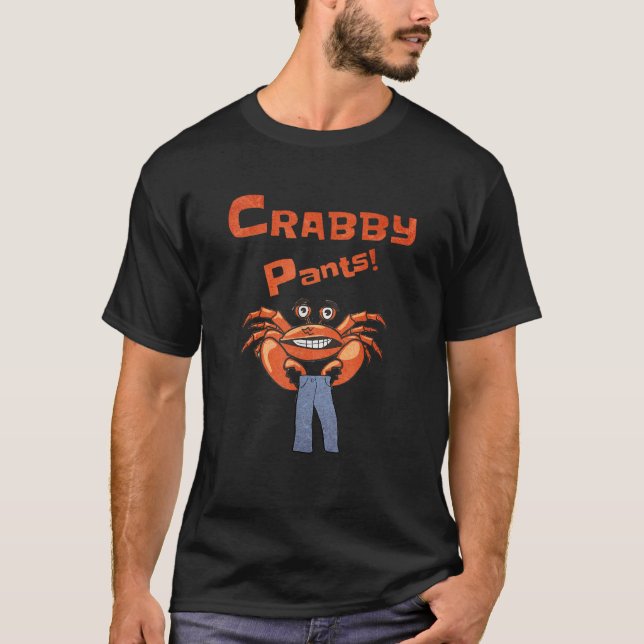 Camiseta Positive Vibes Gifts and Designs Funny Meme Crabby (Anverso)