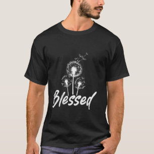Camiseta Positividad BENDITA Hippie Poder Floral Diente de