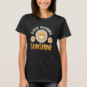 Camiseta Positividad BUENOS DÍAS SOL Funny Sunflower