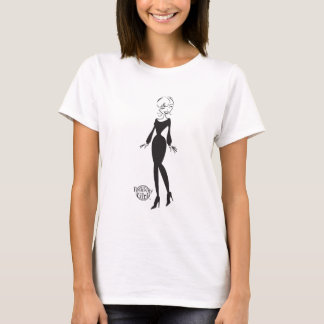 Camiseta Positividad Chica™ BW Damas Heche de LS