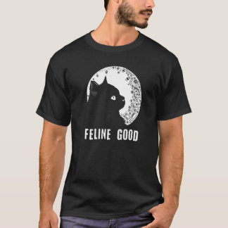 Camiseta Positividad del gato bueno felino gatito felino ci
