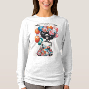 Camiseta Positividad En El Exterior - Divertido