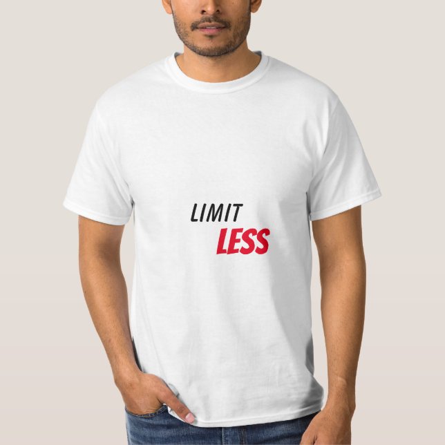 Camiseta Positividad ilimitada y edificante, actitud y enfo (Anverso)