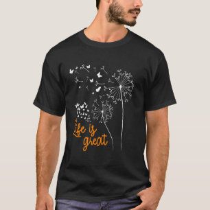 Camiseta Positividad LA VIDA ES GENIAL Dandelion Dandelion