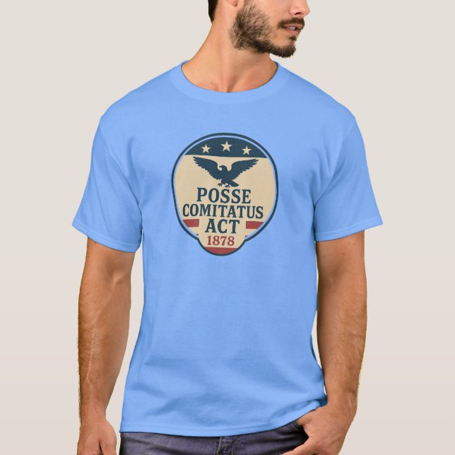 Camiseta Posse Comitatus Act 1878 Seal Design (Anverso)