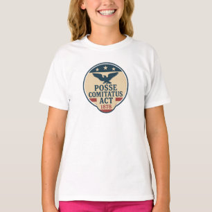 Camiseta Posse Comitatus Act 1878 Seal Design