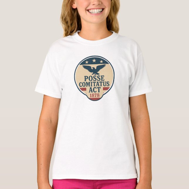 Camiseta Posse Comitatus Act 1878 Seal Design (Anverso)