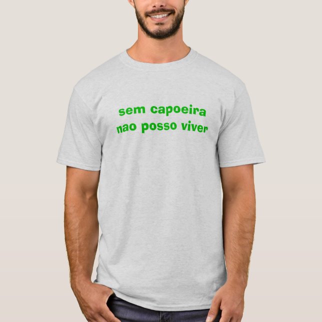 Camiseta posso Viver del Ordenador nacional del capoeira de (Anverso)