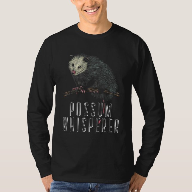 Camiseta Possum Whisperer Street Cat Opossum (Anverso)