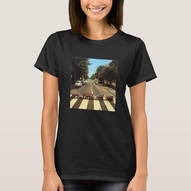 Camiseta Possums Road Crossing Parody  Opposum (Anverso)