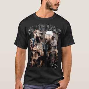 Camiseta Post Malone Jelly Roll Rap Country