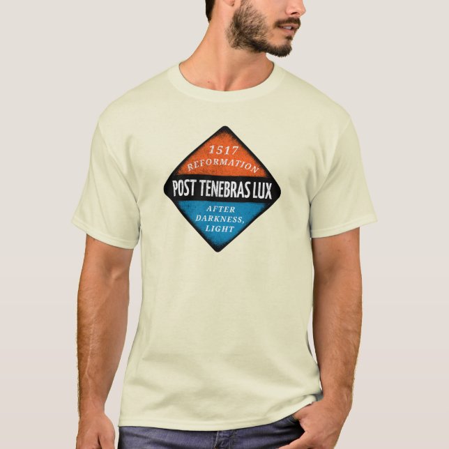 Camiseta Post Tenebras Lux Vintage (Anverso)
