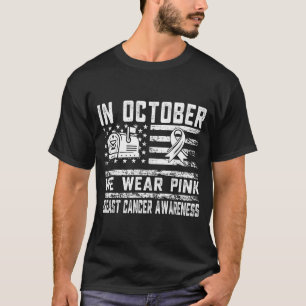 Camiseta Postal de Conciencia del Cáncer de Mama Octubre Vi