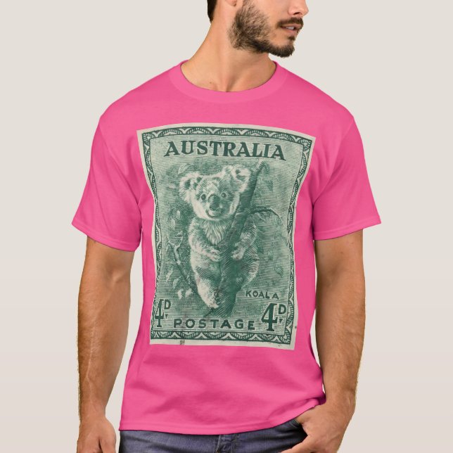 Camiseta Postal de Koala (Anverso)