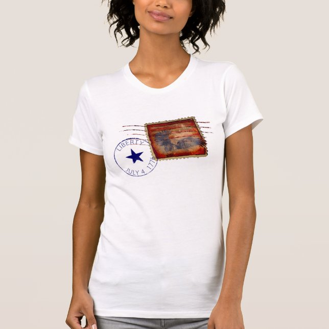camiseta postal de la libertad (Anverso)