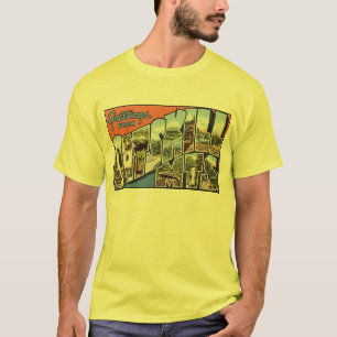 Camiseta Postal de las Montañas Vintage Catskill