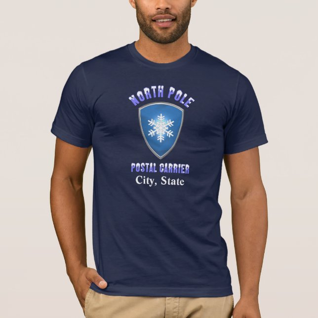 Camiseta postal Norte del pecho de Polo (Anverso)