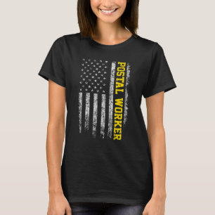 Camiseta Postal Worker Bandera Estadounidense Patriotic Mai