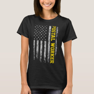 Camiseta Postal Worker Bandera Estadounidense Patriotic Mai