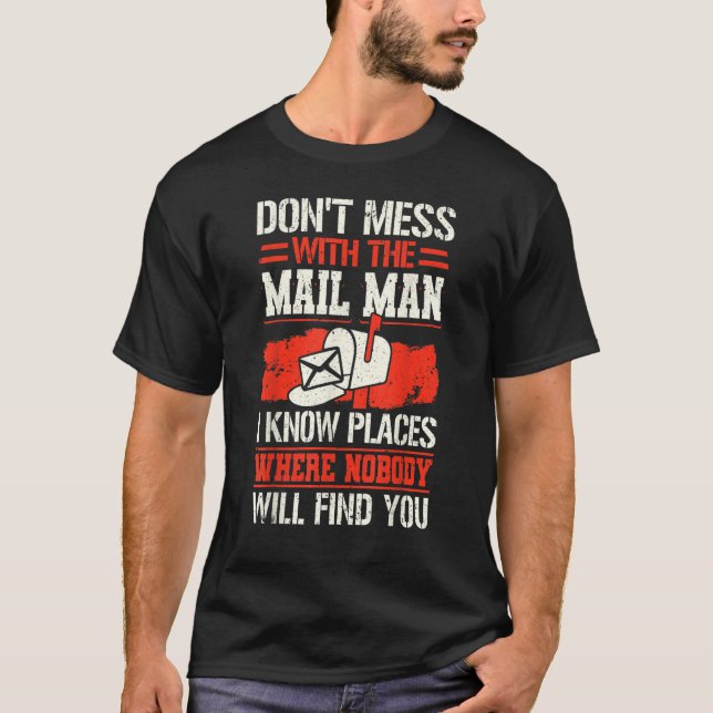 Camiseta Postal Worker Delivery Service Post Office Mailbox (Anverso)