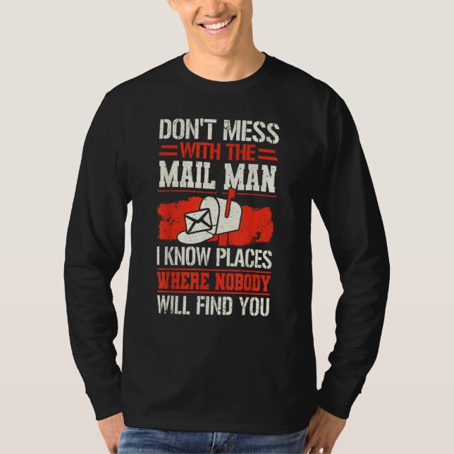 Camiseta Postal Worker Delivery Service Post Office Mailbox (Anverso)