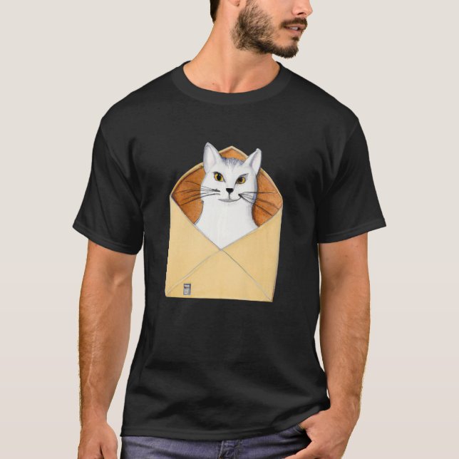 Camiseta Postal worker kitten mailman cat (Anverso)